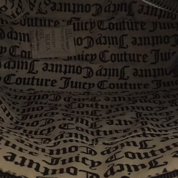 Juicy Couture black signature canvas satchel bag - Picture 5 of 9